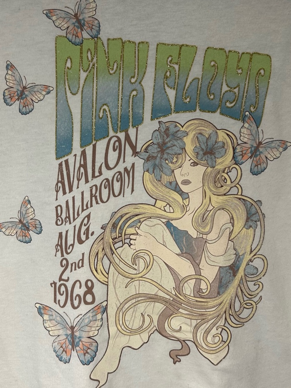 Pink Floyd Avalon Ballroom Graphic Tee Girls 14/16 XL - Picture 5 of 15
